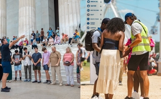 Mais de 1.300 cristãos evangelizaram em Washington. (Foto: Instagram/celebrateamericadc).