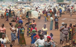 Acampamento de deslocados internos na Nigéria. (Foto: Portas Abertas).