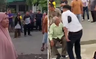 Os muçulmanos interromperam o culto e forçaram os cristãos a deixar o templo. (Foto: Reprodução/Instagram/SUA RAKYAT MEDAN)