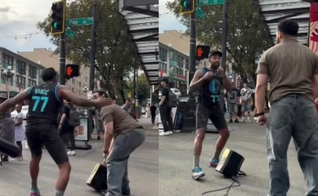 O evangelista Shaunte foi agredido nas ruas de Seattle. (Foto: Reprodução/Instagram/prideless_ministries).