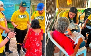 Centenas de pessoas se renderam a Jesus durante as ações. (Foto: Reprodução/Instagram/Junta de Missões Nacionais)