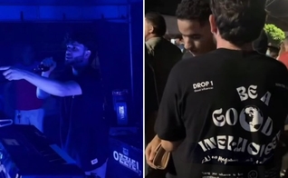 João evangelizando jovens no baile funk. (Foto: Reprodução/Instagram/João Basques)