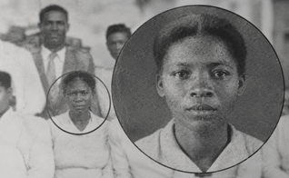 Imagem histórica de Pastora Florência Silva Pereira, restaurada e ampliada com IA.