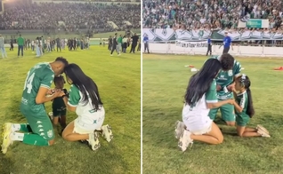 Wellington orando com a esposa e a filha. (Foto: Reprodução/Instagram/Wellington Silva Pinto)