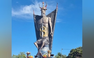 A obra foi construída em Taíba. (Foto: Reprodução/G1).