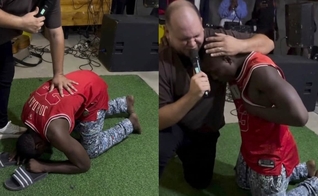 O jovem foi tocado por Deus na rua e entrou na igreja para se converter. (Foto: Reprodução/Instagram/felipeleonachos).
