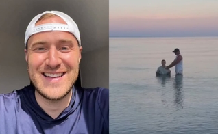 Mike Posner foi batizado recentemente. (Foto: Reprodução/Instagram/Mike Posner).