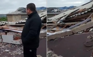 O templo ficou totalmente destruído. (Foto: Reprodução/Facebook/Igreja Missionária Pentecostal Jesus Ama Você).