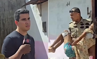 Vavá foi resgatada em casa. (Foto: Reprodução/Instagram/fabinhosiqueira_reporter).