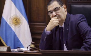 Juiz federal Alfredo Eugenio López. (Captura de tela: El Siete TV)