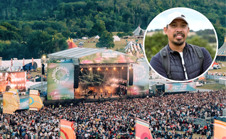 Pastor Robert Guanco foi atingido por queda de uma grande placa durante o Big Church Festival. (Fotos: GoFundMe/Bigchurchfestival)