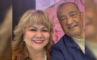 Lauro e a esposa. (Foto: Reprodução/AG News)