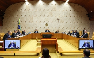 Ministros durante sessão plenária extraordinária do Supremo Tribunal Federal (STF), realizada em 15 de setembro de 2026. (Foto: Rosinei Coutinho/STF)
