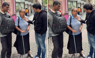 A idosa inspirou milhares de pessoas com sua fé. (Foto: Reprodução/Instagram/Matheus Alves) 