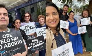 Vigílias de intercessão serão realizadas em frente a hospitais do Brasil. (Foto: Instagram/40diaspelavida.brasil).
