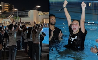 Muitos estudantes foram barrados na piscina do campus. (Foto: Reprodução/Instagram/UniteUS)