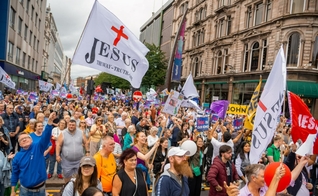 A Marcha para Jesus na Irlanda percorreu diferentes pontos da capital irlandesa. (Foto: Reprodução/March for Jesus)