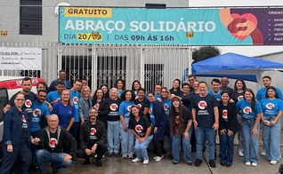 Voluntários do Abraço Solidário 2026. (Foto: IAPVH)