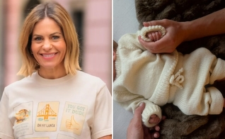Candace Bure e o neto. (Foto: Reprodução/Instagram/Candace Cameron Bure/Elliott Bure)