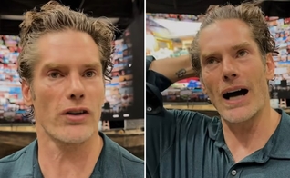 Dallas Jenkins após gravar a última cena de The Chosen. (Foto: Reprodução/YouTube/CBN News)