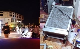 Homens armados destruíram e saquearam casas e lojas. (Foto: Reprodução/Instagram/negatif_arabic/Reprodução/Instagram/Isknlslyn).
