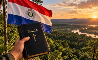 O projeto no Paraguai reúne cristãos de diferentes denominações para traduzir a Bíblia. (Foto: Imagem criada por IA)