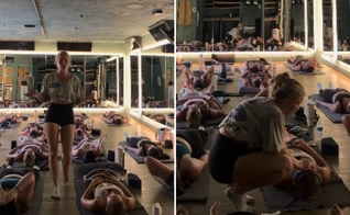 A professora orou pelas alunas durante a aula nos EUA. (Foto: Reprodução/Instagram/Olivia Janse van Rensburg)