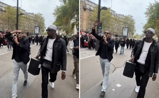 Os evangelistas do ministério Presence Revival pregando em Paris. (Foto: Reprodução/Instagram/Presence Revival)