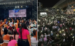 Pessoas de todo o país participaram da “Cruzada Esperança". (Foto: Reprodução/Instagram/cruzadaesperanza).