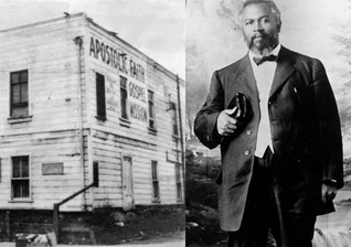 Missão de Fé Apostólica, na Rua Azusa, onde William Seymour iniciou o movimento pentecostal. (Foto: Reprodução / Shaun Tabatt)