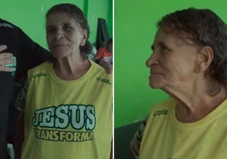 Dorvalina na base da Cristolândia em Madureira. (Foto: Reprodução/Instagram/Cristolândia RJ)