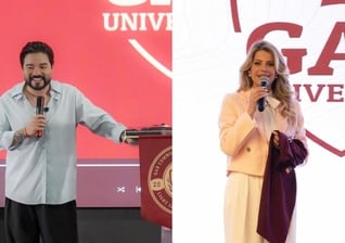 Yudi e Karina serão professores de teologia na Gab University. (Foto: Instagram/Yudi Tamashiro/Instagram/Kari Bacchi).