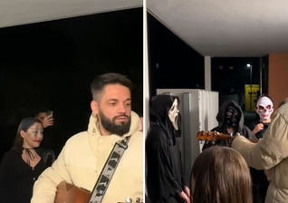 Evangelismo durante o Halloween. (Foto: Reprodução/Instagram/Allan Machado)