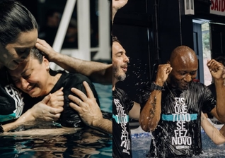 A Abba Pai Church celebrou a decisão por Cristo dos novos convertidos. (Foto: Instagram/Abba Pai Church).