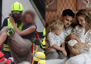 Mark e a família sobreviveram ao desabamento. (Foto: Captura de tela/YouTube/WION/Reprodução/YouTube/Hour of Power NL).