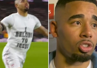 Gabriel Jesus. (Foto. (Reprodução: Instagram/Arsenal/Ballers In God)