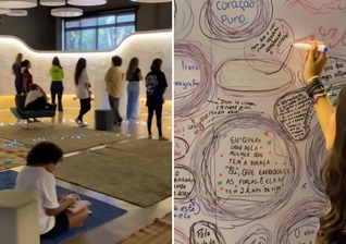 A sala de oração. (Foto: Reprodução/Instagram/Cassiano Machado)