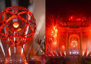 Cerimônia de Abertura dos Jogos Olímpicos de Inverno 2026. (Foto: Reprodução/YouTube/Cazé TV).