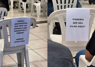A ação foi feita na Igreja de Cristo em São Vicente (SP). (Foto: Reprodução/Instagram/Igreja De Cristo São Vicente).