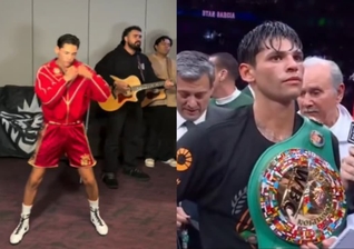Ryan Garcia fez seu preparo pré-luta com adoração. (Foto: Reprodução/Instagram/Ryan Garcia).