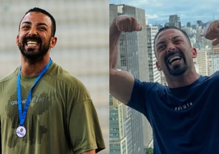 Alex Luz se tornou fisiculturista. (Foto: Reprodução/Instagram/lekaobodybuilder).