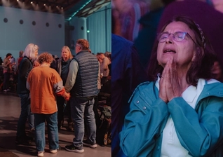 Os participantes intercederam pelos irmãos perseguidos no evento. (Foto: Portas Abertas Alemanha).