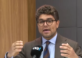 Tallis Gomes durante entrevista ao programa Pensando o Brasil. (Captura de tela/YouTube/O Antagonista)