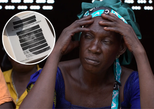 Cristã na Nigéria; no destaque, Índice Global de Perseguição de 2026. (Foto representativa: Portas Abertas; ICC)