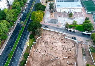 Arqueólogos descobriram um amplo complexo industrial e comercial durante escavações em Ramat Gan. (Foto: Autoridade de Antiguidades de Israel)