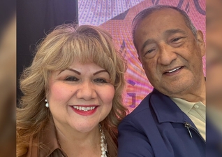 Lauro e a esposa. (Foto: Reprodução/AG News)
