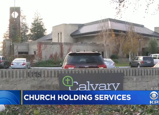 Calvary Chapel San Jose, na Califórnia, tinha sido multada em 200 mil dólares. (Foto: Reprodução/CBN News).