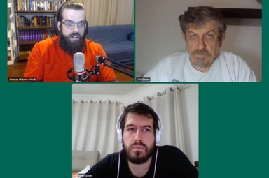 Jônatas Hübner, Luiz Sayão e Israel Sayão. (Foto: Reprodução/YouTube)