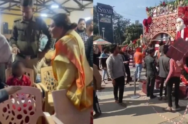 Extremistas atacaram eventos natalinos em vários estados indianos. (Foto: Reprodução/X/Mohammed Zubair/Reprodução/X/South Asian Christians). ).