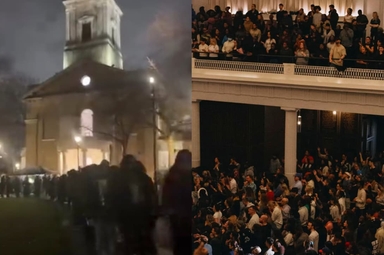  Mais de 2.500 jovens se reuniram na Hackney Church, em Londres. (Foto: Reprodução/Instagram/Joint Prayer Gathering).